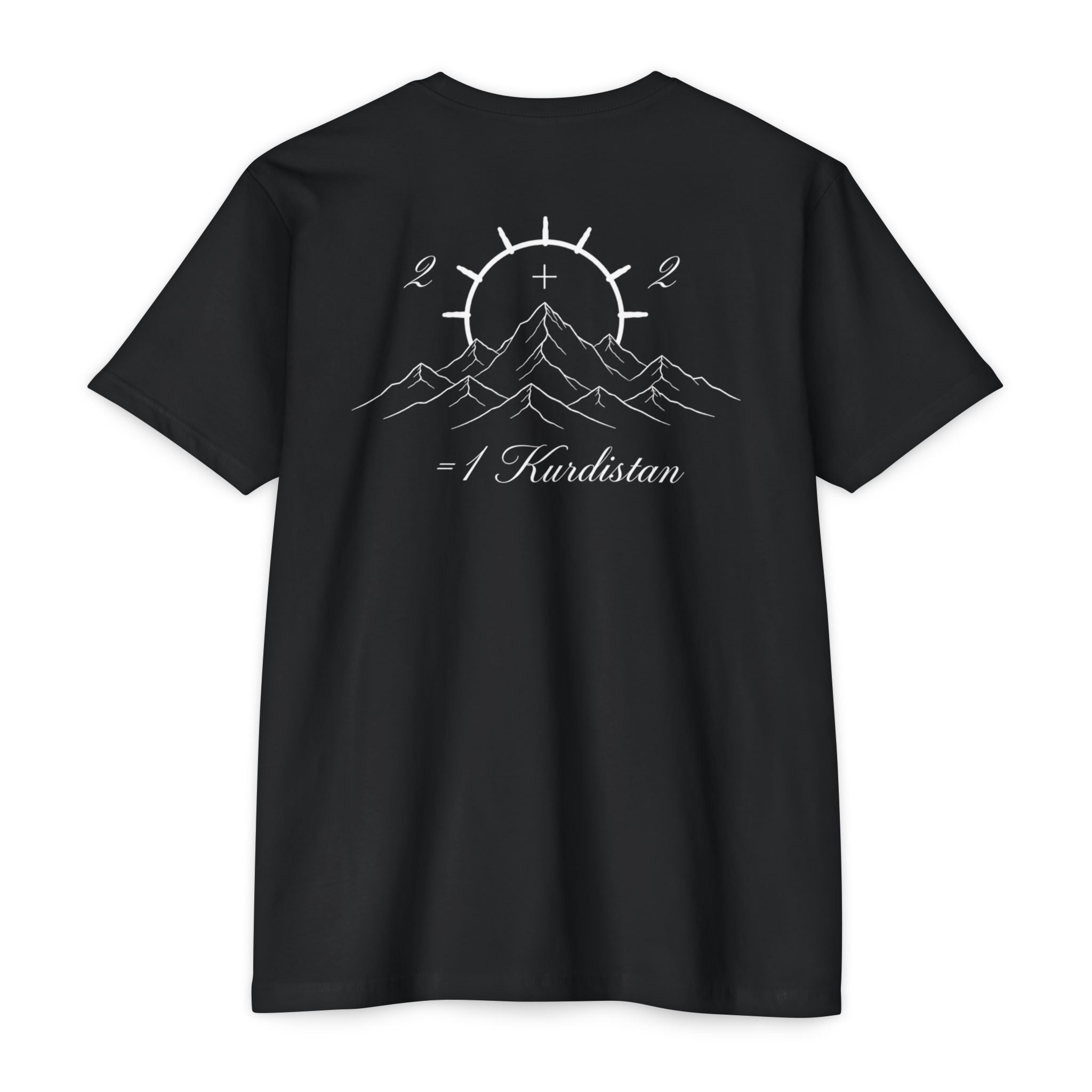 2+2=1 Kurdistan Tee - Black